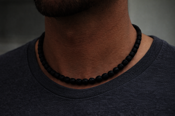 Pánský korálkový řetízek 45-55cm